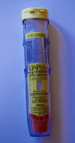 An Epipen located in the Ipswich High School 