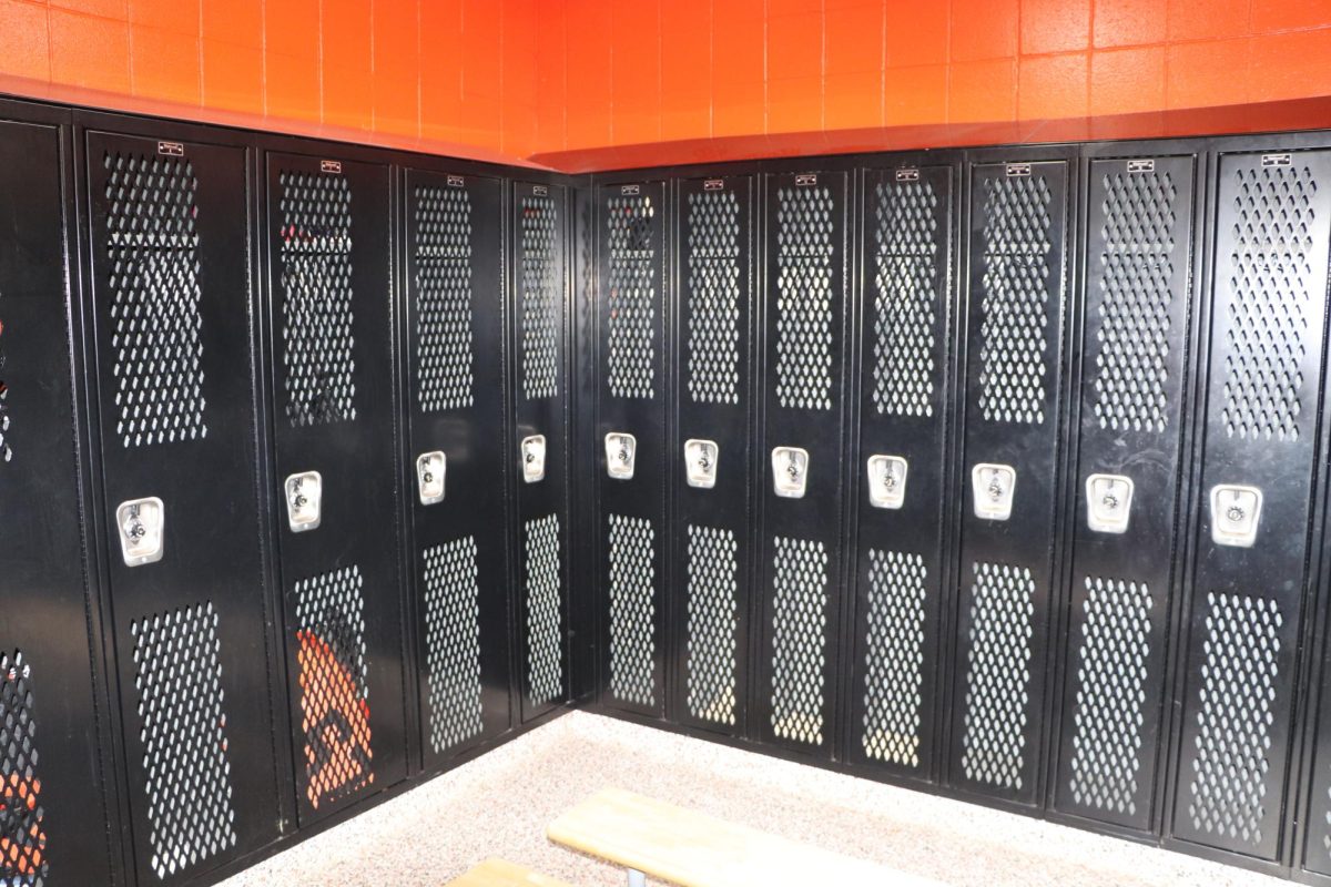 Empty Row of Lockers at Ipswich High School